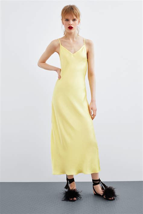 zara yellow dress versace|Women's Yellow Dresses .